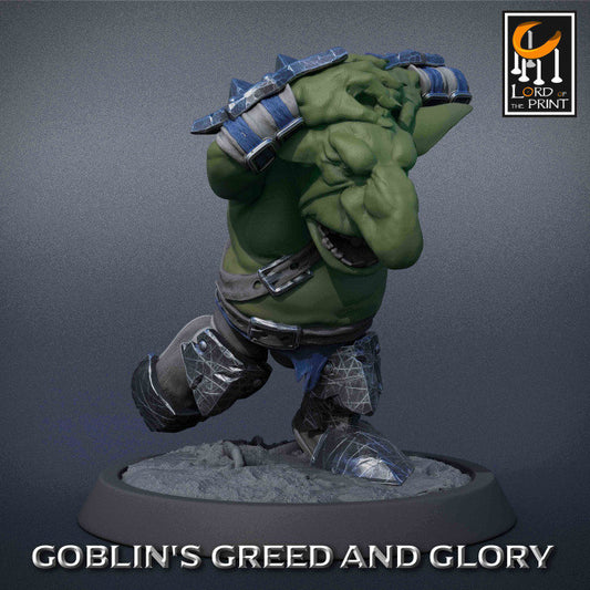 Goblin Basic Pack | Goblin's Greed and Glory | Lord of the Print | Wargaming | Dungeons and Dragons | Goblins | Tabletop RPG | DnD