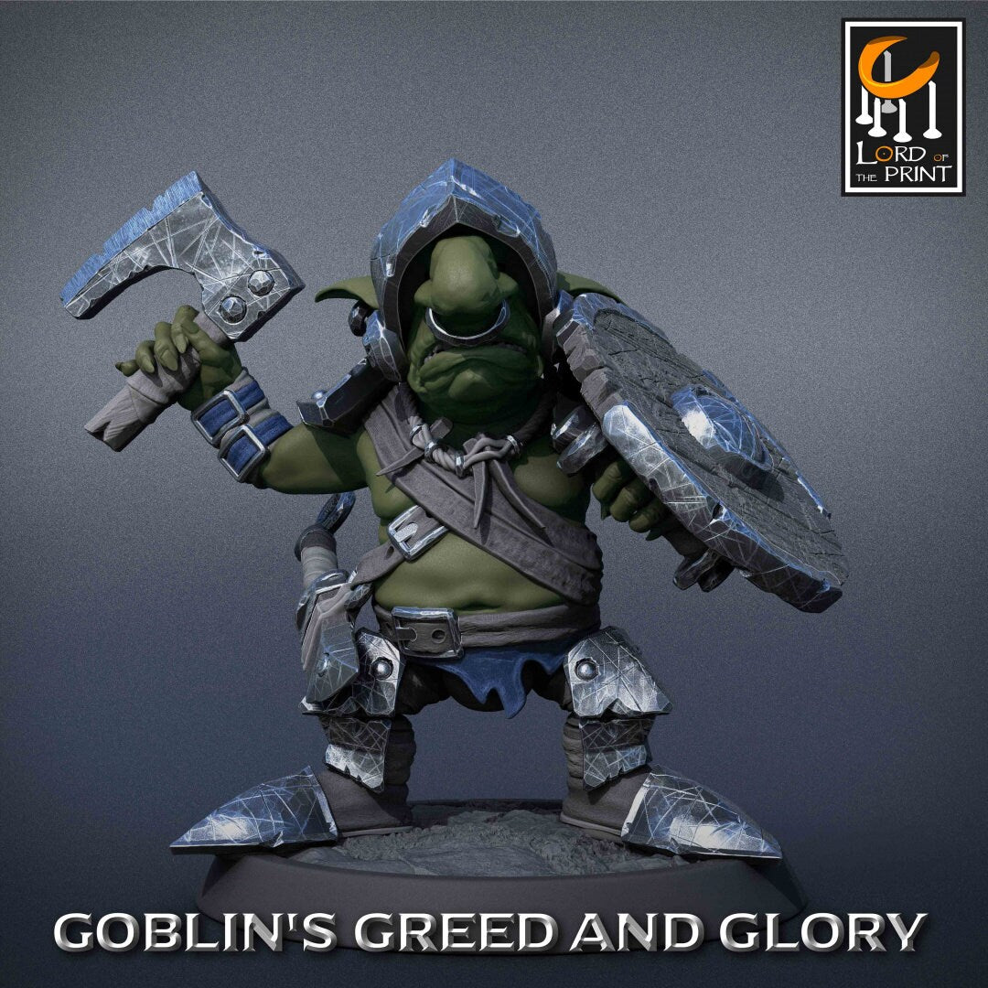 Goblin Warrior Pack | Goblin's Greed and Glory | Lord of the Print | Wargaming | Dungeons and Dragons | Goblins | Tabletop RPG | DnD