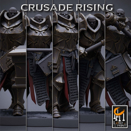 Templar Hammer Pack | Crusade Rising | Lord of the Print | Wargaming | Dungeons and Dragons | Tabletop RPG | DnD