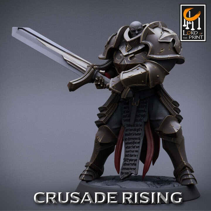 Templar Sword Pack | Crusade Rising | Lord of the Print | Wargaming | Dungeons and Dragons | Tabletop RPG | DnD