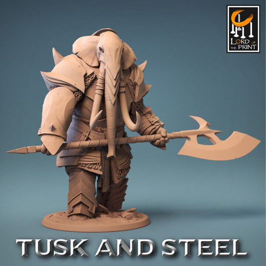 Loxodon Pack | Tusk and Steel | Lord of the Print | Wargaming | Dungeons and Dragons | Tabletop RPG | DnD