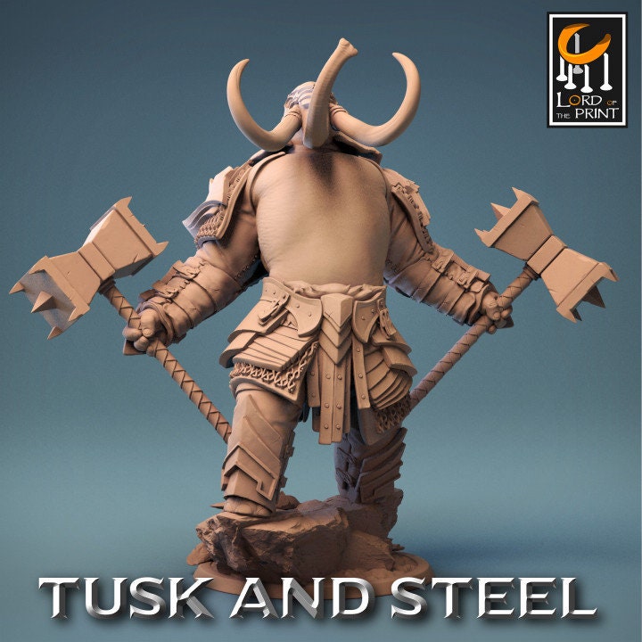 Loxodon Pack | Tusk and Steel | Lord of the Print | Wargaming | Dungeons and Dragons | Tabletop RPG | DnD