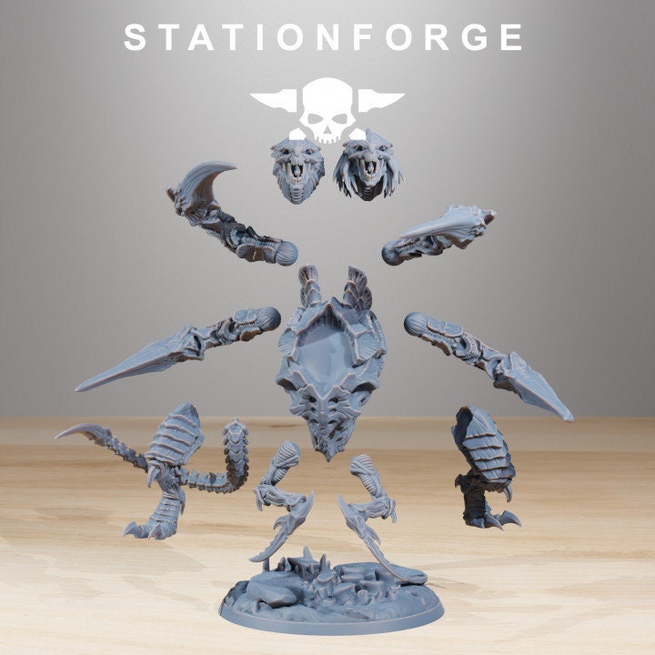 Xenarid Ravage Howler | Station Forge | Alien Hive Beast | Wargaming |