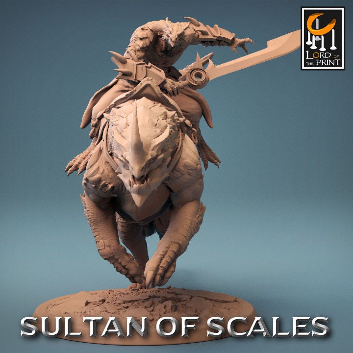 Dragonborn Mounts Wingless | Sultan of Scales | Lord of the Print | Wargaming | Dungeons and Dragons | Tabletop RPG | DnD