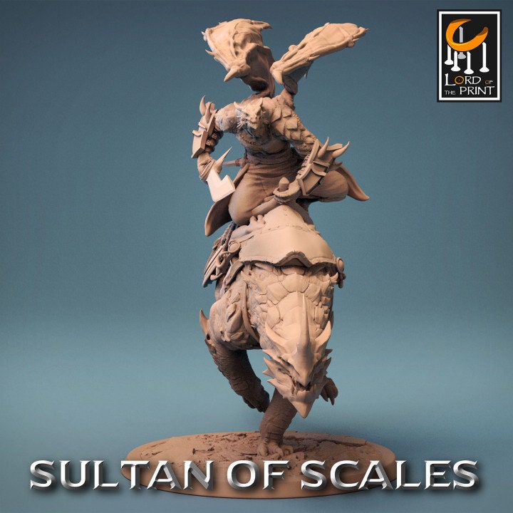Dragonborn Mounts Wings | Sultan of Scales | Lord of the Print | Wargaming | Dungeons and Dragons | Tabletop RPG | DnD