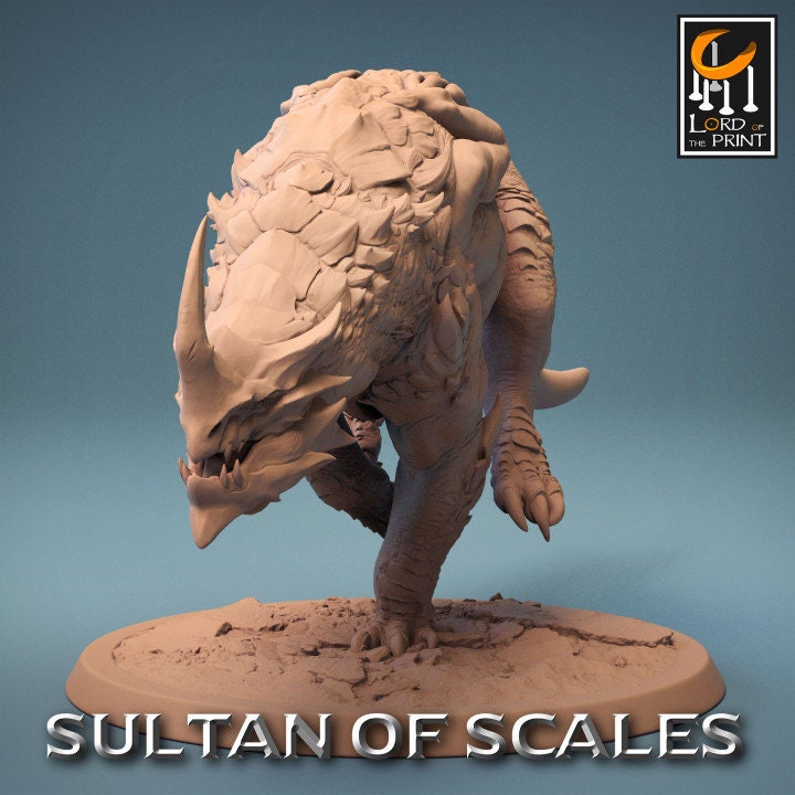 Dragonborn Mounts Wild | Sultan of Scales | Lord of the Print | Wargaming | Dungeons and Dragons | Tabletop RPG | DnD