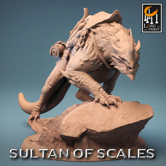 Dragonborn Mounts Saddles | Sultan of Scales | Lord of the Print | Wargaming | Dungeons and Dragons | Tabletop RPG | DnD