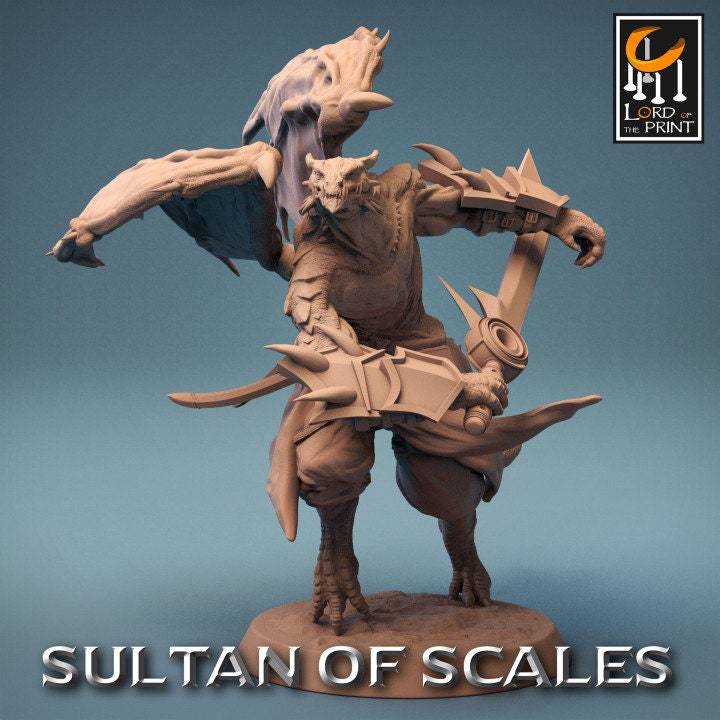 Dragonborn Soldiers Wings 1 | Sultan of Scales | Lord of the Print | Wargaming | Dungeons and Dragons | Tabletop RPG | DnD