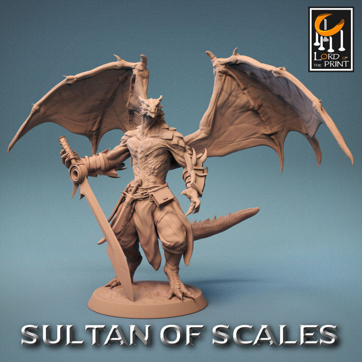 Dragonborn Soldiers Wings 1 | Sultan of Scales | Lord of the Print | Wargaming | Dungeons and Dragons | Tabletop RPG | DnD