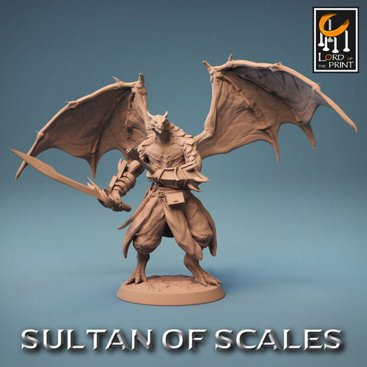 Dragonborn Soldiers Wings 2 | Sultan of Scales | Lord of the Print | Wargaming | Dungeons and Dragons | Tabletop RPG | DnD