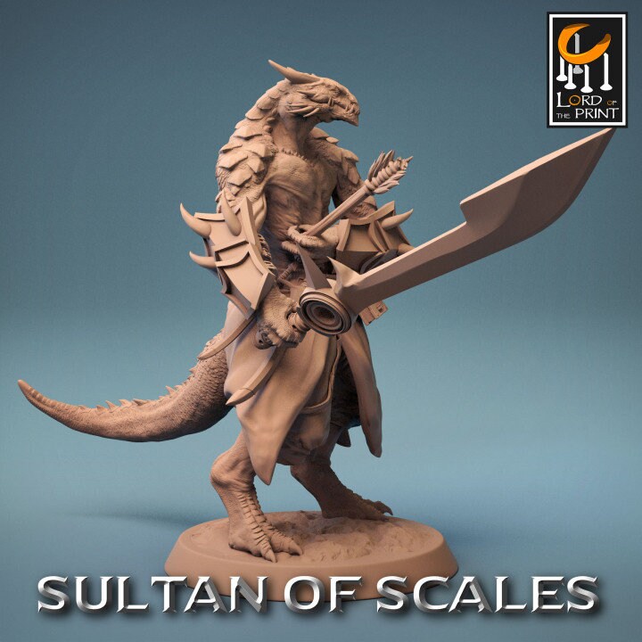 Dragonborn Soldiers Wingless | Sultan of Scales | Lord of the Print | Wargaming | Dungeons and Dragons | Tabletop RPG | DnD