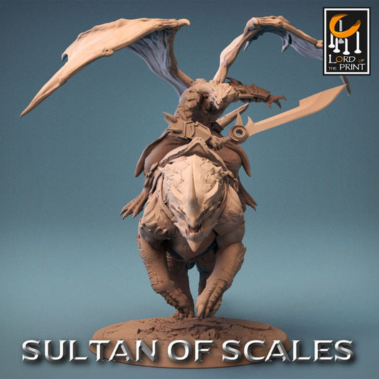 Dragonborn Mounts Wings | Sultan of Scales | Lord of the Print | Wargaming | Dungeons and Dragons | Tabletop RPG | DnD