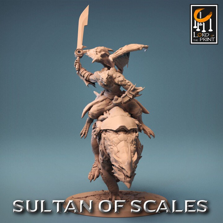 Dragonborn Mounts Wings | Sultan of Scales | Lord of the Print | Wargaming | Dungeons and Dragons | Tabletop RPG | DnD
