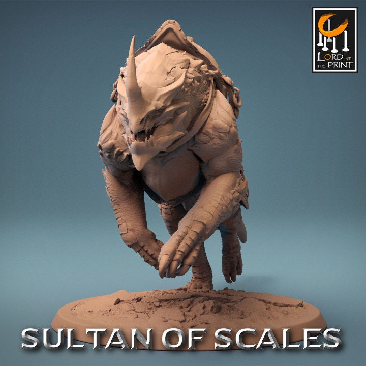 Dragonborn Mounts Saddles | Sultan of Scales | Lord of the Print | Wargaming | Dungeons and Dragons | Tabletop RPG | DnD