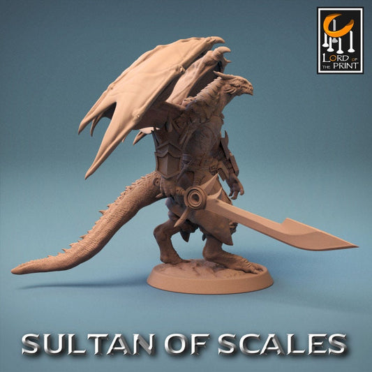 Dragonborn Soldiers Wings 1 | Sultan of Scales | Lord of the Print | Wargaming | Dungeons and Dragons | Tabletop RPG | DnD