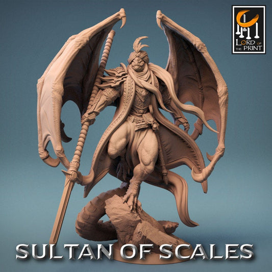 Dragonborn Draconic Defender | Sultan of Scales | Lord of the Print | Wargaming | Dungeons and Dragons | Tabletop RPG | DnD