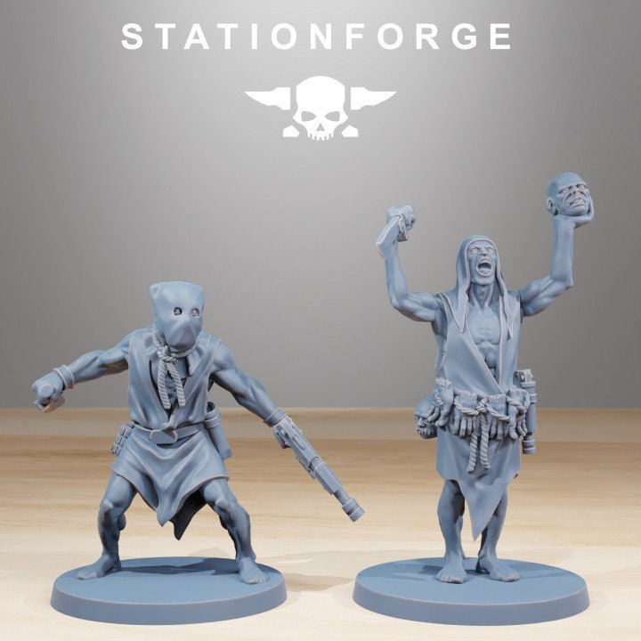 Corrupted Guard Fanatics | Station Forge | Wargaming | Infantry | Soldiers