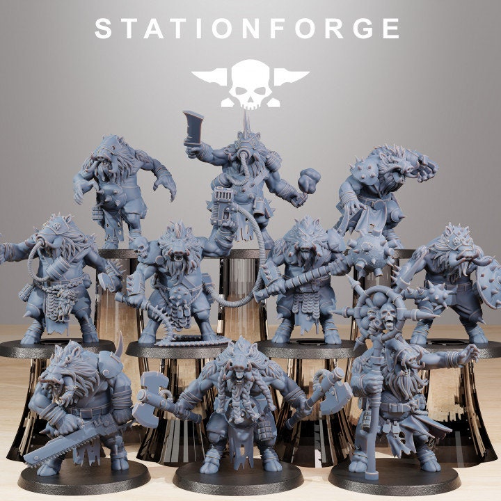 Corrupted Beasts | Station Forge | Wargaming | Infantry | Soldiers