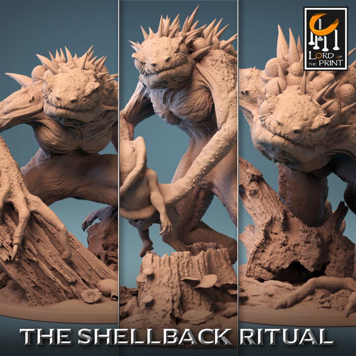 Shellback Fetid Stalker | Shellback Ritual | Lord of the Print | Wargaming | Dungeons and Dragons | Tabletop RPG | DnD