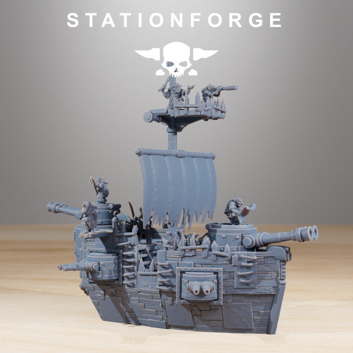 Gobs Short Pearl Battle Ship | Station Forge | Wargaming
