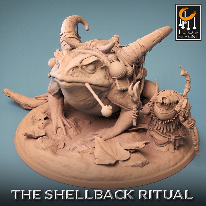 Shellback Mount | Shellback Ritual | Lord of the Print | Wargaming | Dungeons and Dragons | Tabletop RPG | DnD