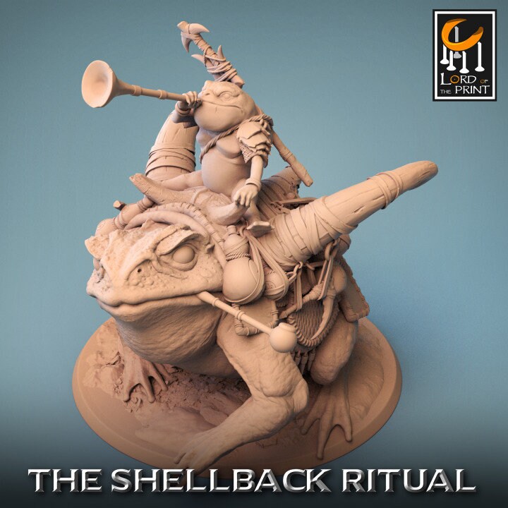Shellback Mount | Shellback Ritual | Lord of the Print | Wargaming | Dungeons and Dragons | Tabletop RPG | DnD