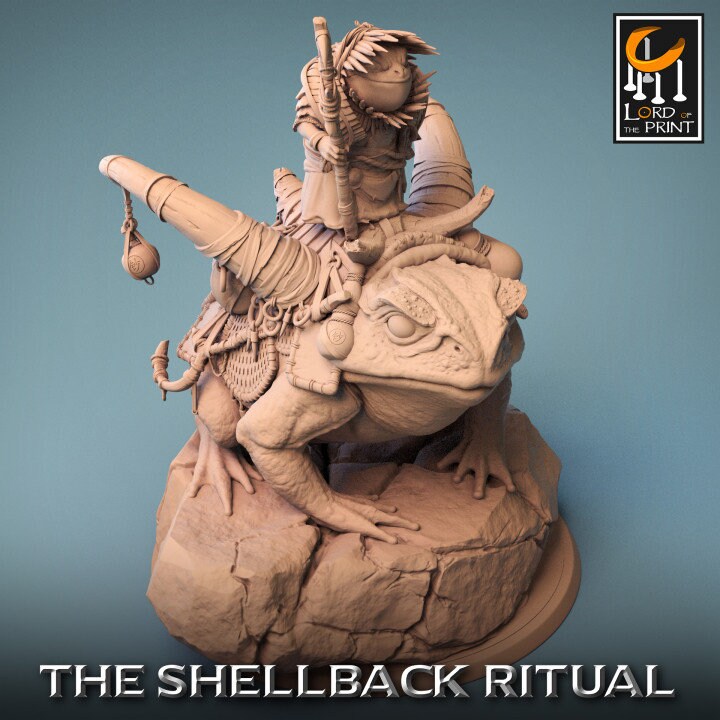 Shellback Mount | Shellback Ritual | Lord of the Print | Wargaming | Dungeons and Dragons | Tabletop RPG | DnD