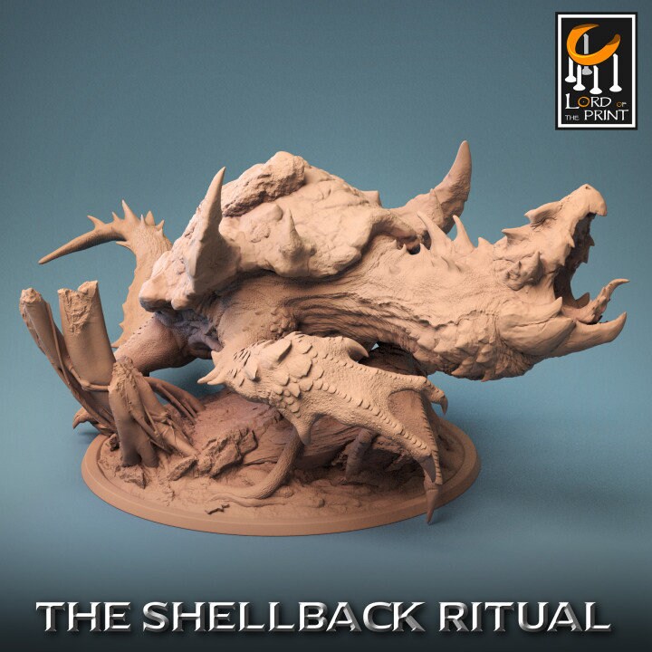 ShellBack Dragont Turtle Roar | Shellback Ritual | Lord of the Print | Wargaming | Dungeons and Dragons | Tabletop RPG | DnD