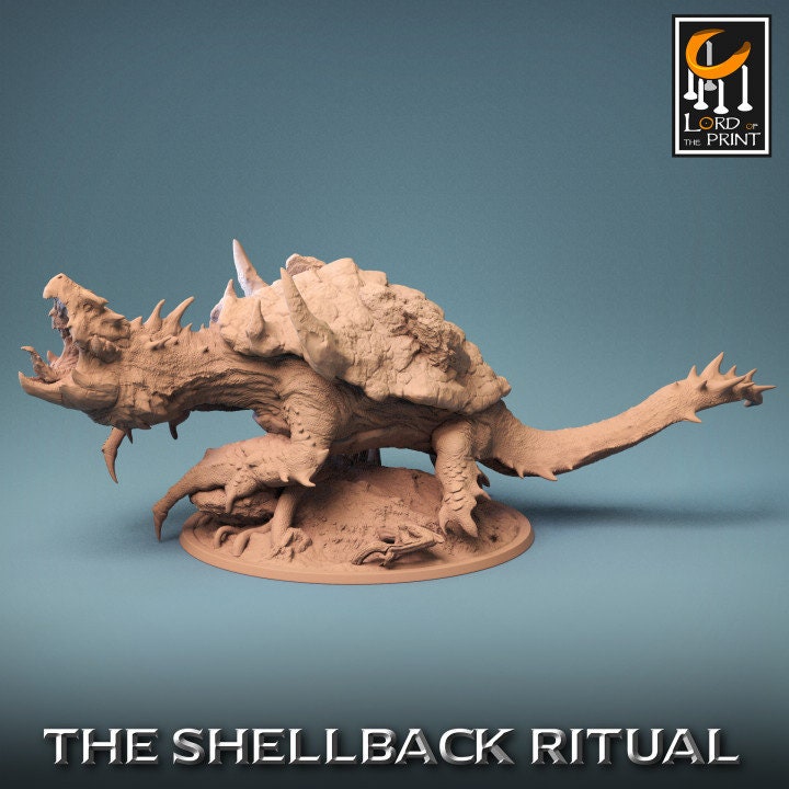 ShellBack Dragont Turtle Roar | Shellback Ritual | Lord of the Print | Wargaming | Dungeons and Dragons | Tabletop RPG | DnD