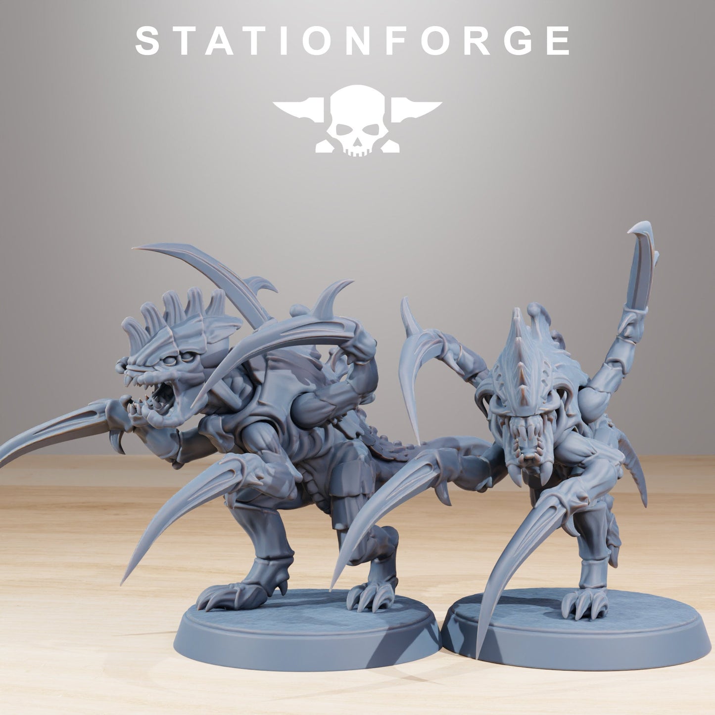 Xenarid Infantry Melee | Station Forge | Wargaming