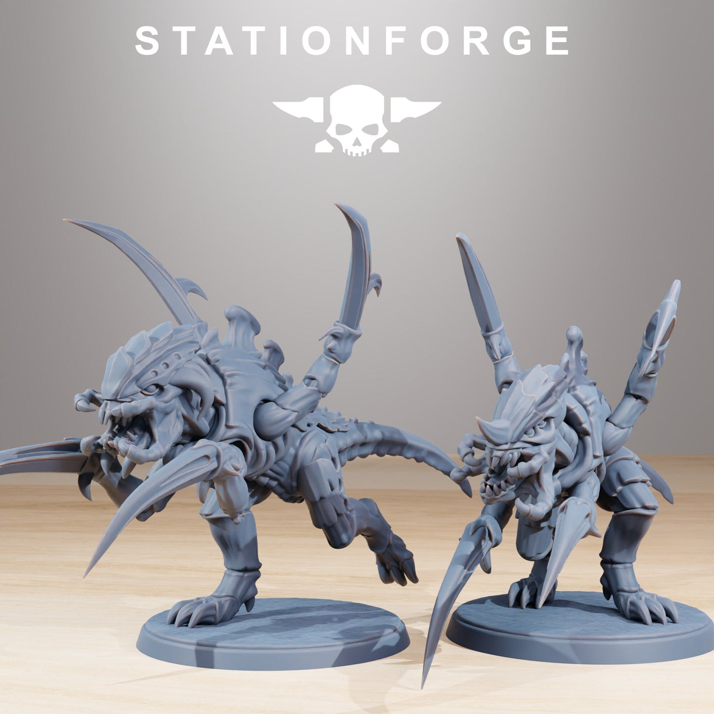 Xenarid Infantry Melee | Station Forge | Wargaming