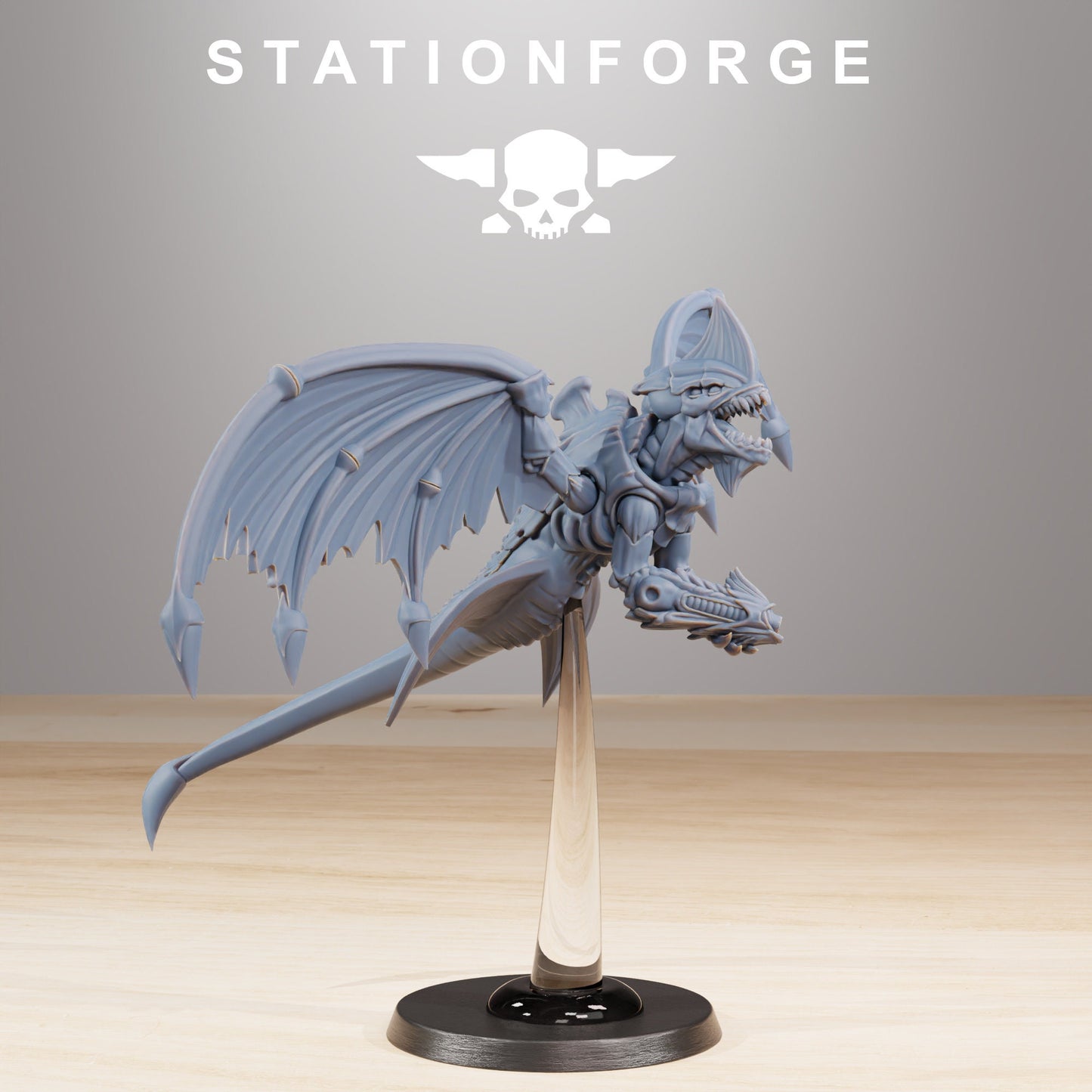 Xenarid Flyers | Station Forge | Wargaming | Xenomorph gargoyles | Alien Flyer | RPG Miniatures | Tabletop Sci-fi