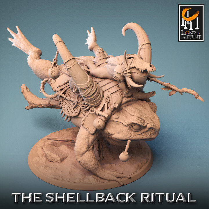 Shellback Mount | Shellback Ritual | Lord of the Print | Wargaming | Dungeons and Dragons | Tabletop RPG | DnD