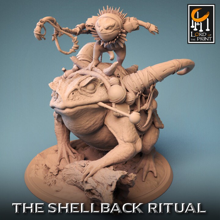 Shellback Mount | Shellback Ritual | Lord of the Print | Wargaming | Dungeons and Dragons | Tabletop RPG | DnD
