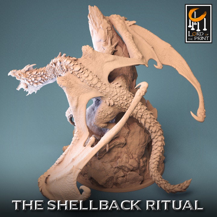 Legendary Chromatic White Dragon | Lord of the Print | Wargaming | Dungeons and Dragons | Tabletop RPG | DnD | Fantasy models for painting