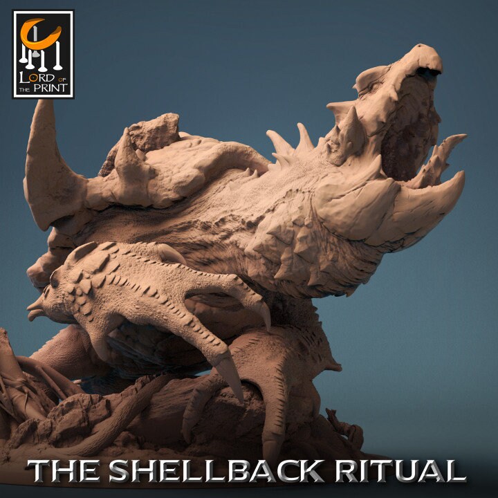 ShellBack Dragont Turtle Roar | Shellback Ritual | Lord of the Print | Wargaming | Dungeons and Dragons | Tabletop RPG | DnD