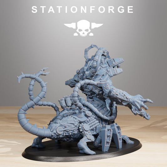Raticus Chonk Meister | Station Forge | Wargaming | Scavenger Raticus | Wargaming Miniature | Grim Dark Future tabletop Gaming