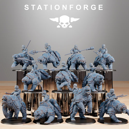 GrimGuard Bear Riders | Station Forge | Marines | Wargaming | Infantry | Soldiers
