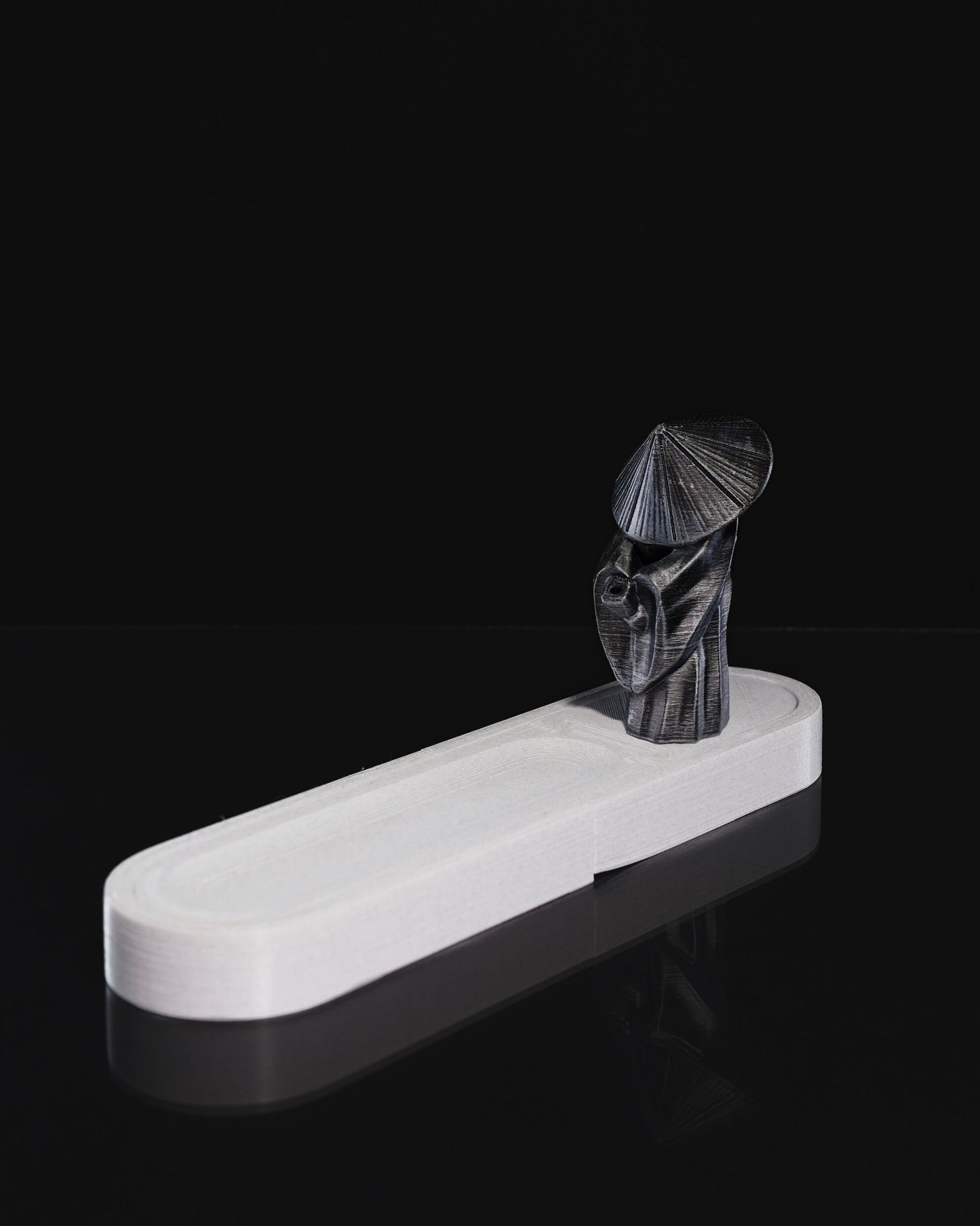 Samurai Incense Holder: Japanese Ash Catcher, Asian Burner Box - Meditation, Yoga, Home & Office - Unique Stick Stand for Aromatherapy Relax