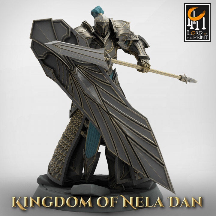 Pretorian Elven Knights | Kingdom of Nela Dan | Lord of the Print | Wargaming | Dungeons and Dragons | Tabletop RPG | DnD | Wood Elves |