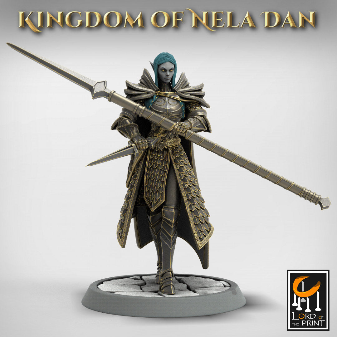 Infantry Elves Pack | Kingdom of Nela Dan | Lord of the Print | Wargaming | Dungeons and Dragons | Tabletop RPG | DnD | Elves | Elf