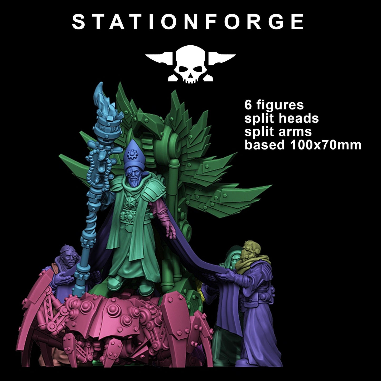 Scavenger Priest | Station Forge | Wargaming | Tabletop miniatures | Grim dark future wargames