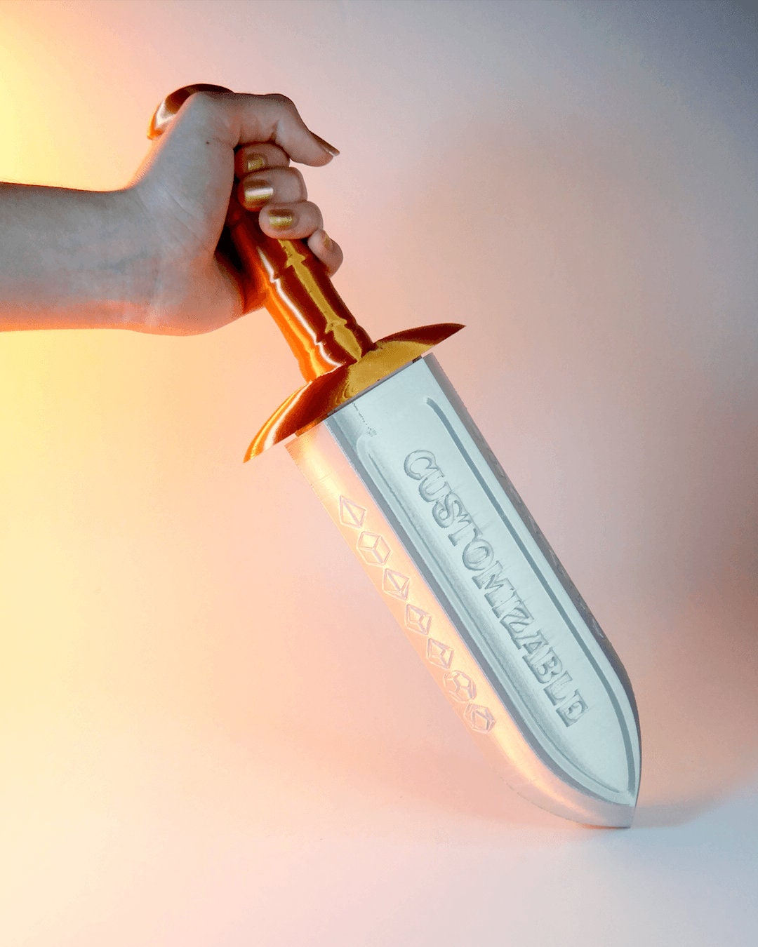 Personalized Dice Dagger | Dungeons and Dragons | D&D | Sword | Dice Storage | Customizable | Fantasy Props | RPG Accessory | Tabletop