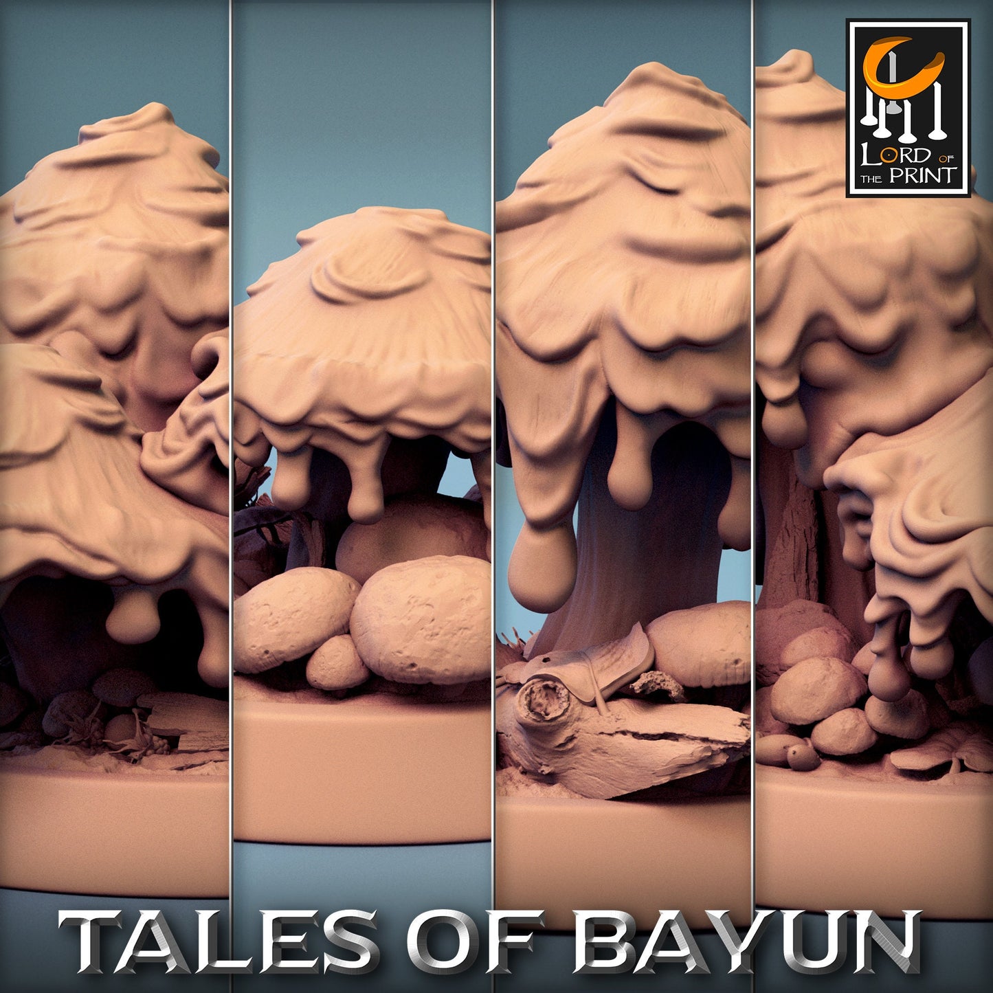 Mushroom Props | Tales of Bayun | Lord of the Print | Wargaming | Dungeons and Dragons | Swamp Tales | Tabletop RPG | Fungus | DnD