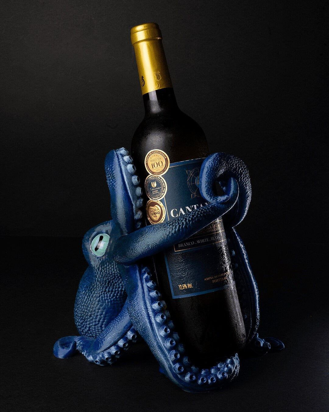 Octopus Wine Holder: Unique Kitchen Decor for Wine Bottles - Stylish Sea Décor, Perfect Wine Lover Gift - Home Bar Accessory, Coastal Charm