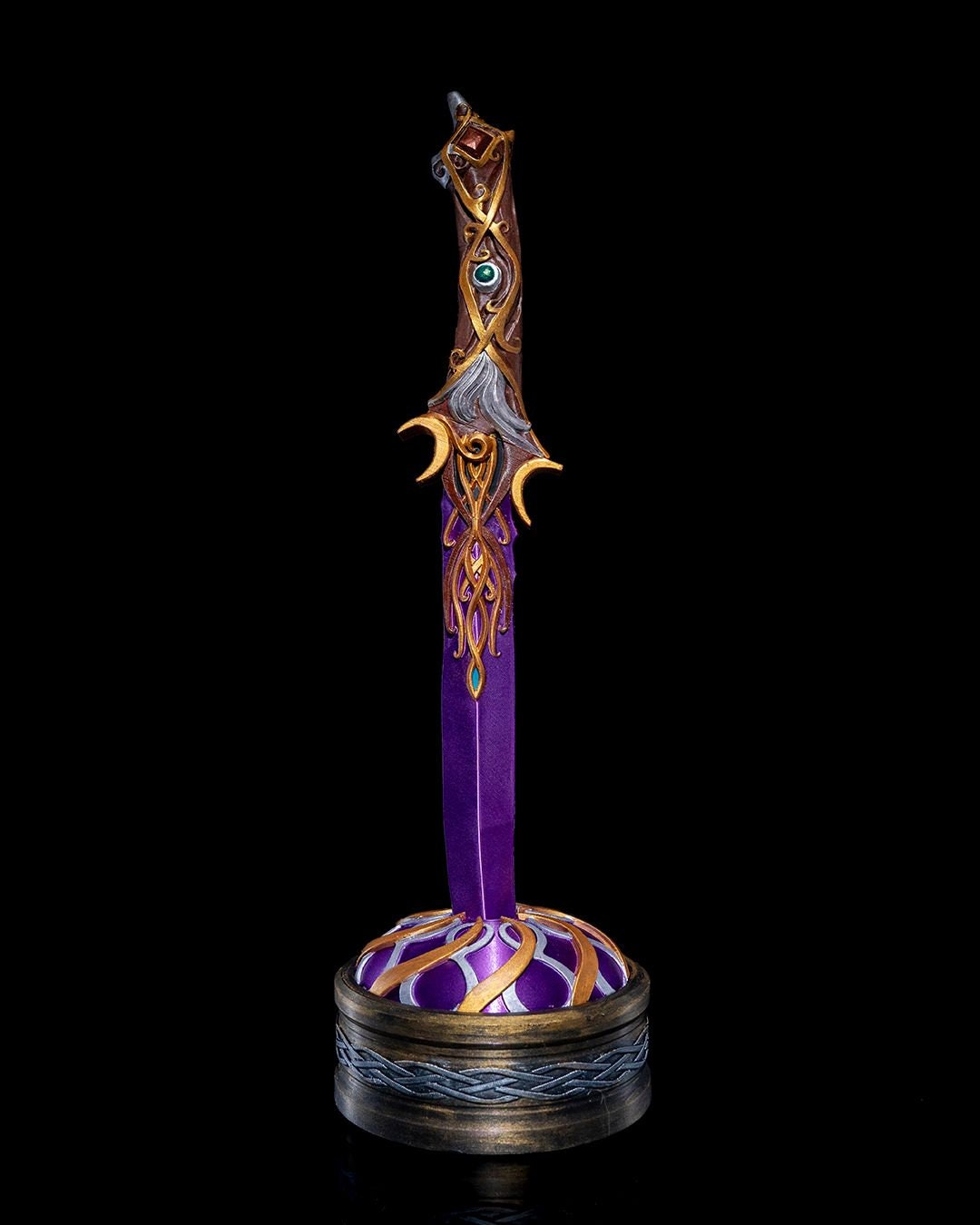 Whisperer Elven Dagger Prop - Handcrafted Fantasy Knife for Cosplay, LARP, and Decor - High-Quality Elvish Blade Replica - Ideal for Cosplay