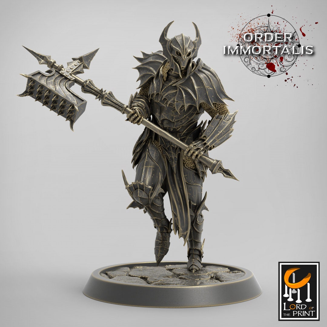 Blood Knights Hammer Pack - Dungeons and Dragons D&D - Vampire Knights - Fantasy Tabletop Gaming Collectible