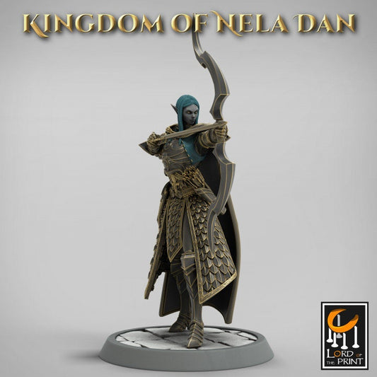 Archer Elves Pack | Kingdom of Nela Dan | Lord of the Print | Wargaming | Dungeons and Dragons | Tabletop RPG | DnD | Wood Elves | Elven