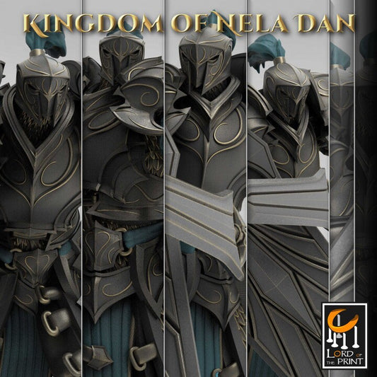 Pretorian Elven Knights | Kingdom of Nela Dan | Lord of the Print | Wargaming | Dungeons and Dragons | Tabletop RPG | DnD | Wood Elves |