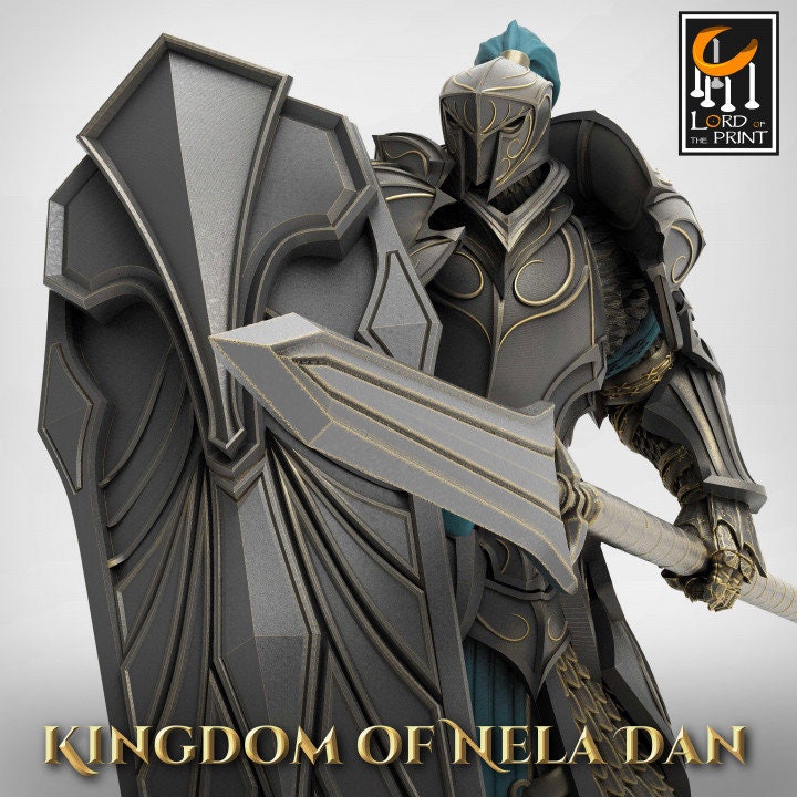 Pretorian Elven Knights | Kingdom of Nela Dan | Lord of the Print | Wargaming | Dungeons and Dragons | Tabletop RPG | DnD | Wood Elves |